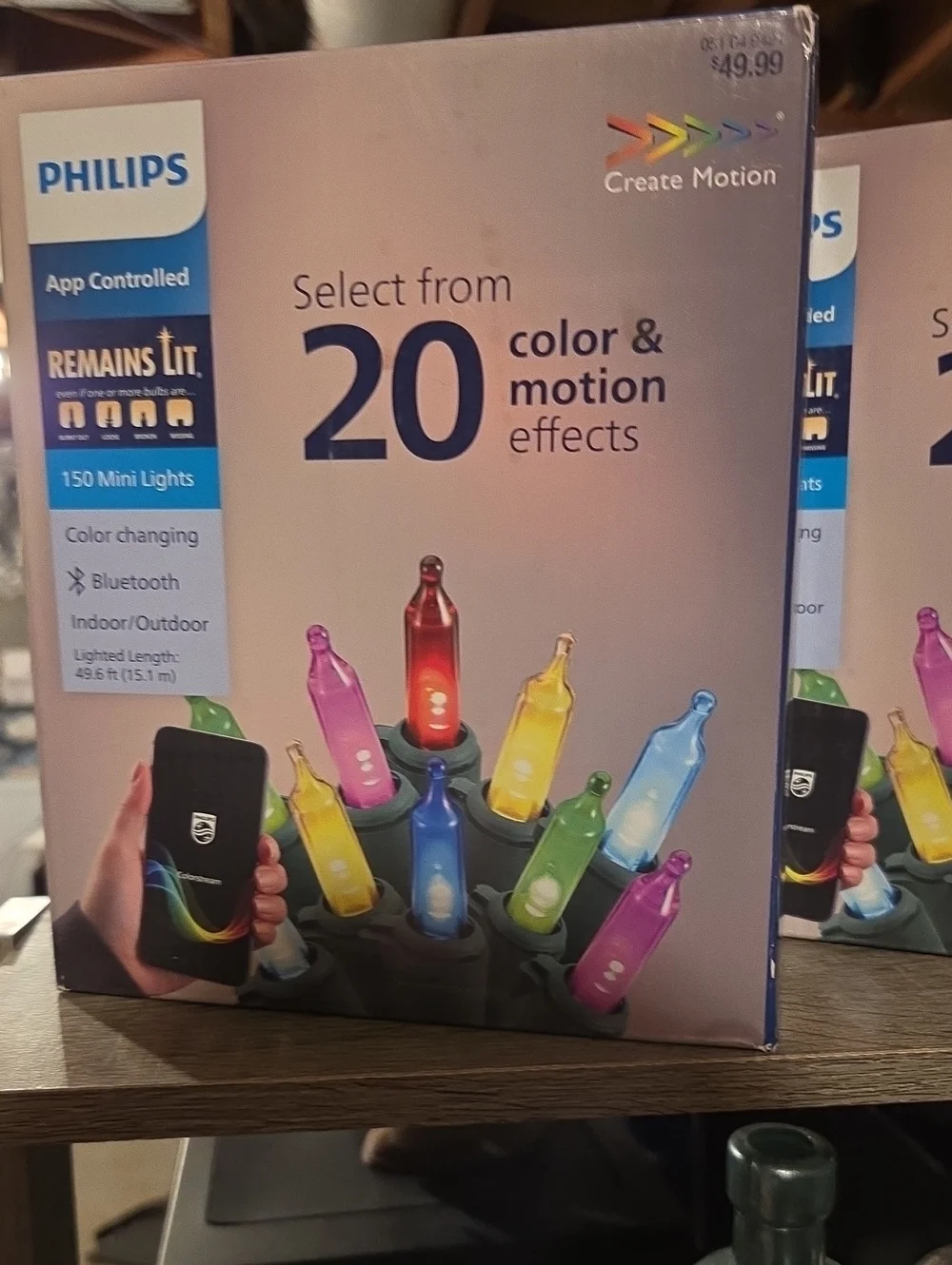 Christmas Lights- 150 Mini Lights In Each Box. Bundle Of 2 - New In Box-